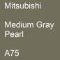 Preview: Mitsubishi, Medium Gray Pearl, A75.